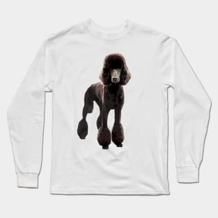 Poodle Black Elegance Long Sleeve T-Shirt